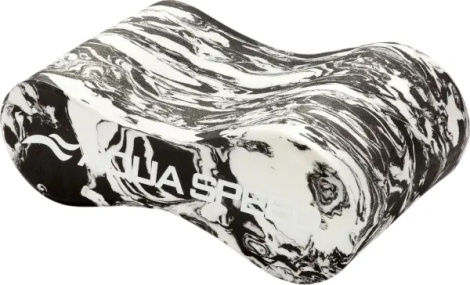 Доска для плавания Aqua Speed SWIRL PULLBUOY черно-белая 160-05