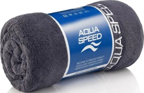 Полотенце Aqua Speed DRY CORAL темно-серое 70x140 см 157-26
