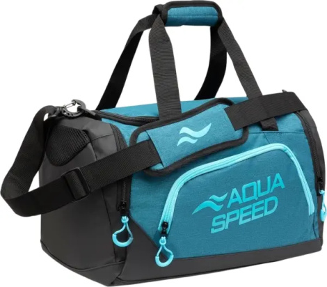 Сумка спортивна Aqua Speed DUFFEL BAG S 33L темно-бірюзово-чорна 141-24