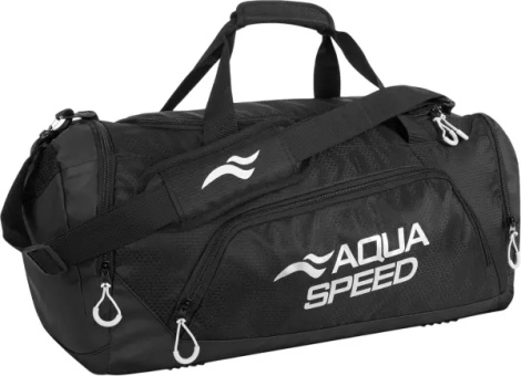 Сумка спортивная Aqua Speed DUFFEL BAG L 43L черно-белая 141-07