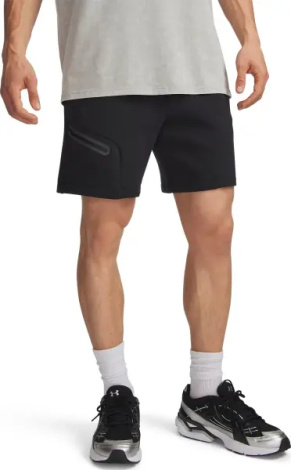Шорти Under Armour UNSTOPPABLE FLEECE 7" чорні 1379809-001