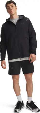 Шорти Under Armour UNSTOPPABLE FLEECE 7" чорні 1379809-001