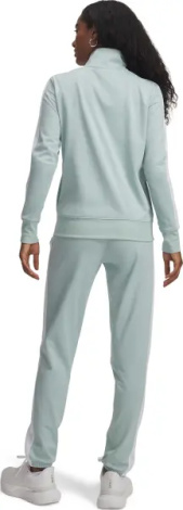 Спортивный костюм женский Under Armour TRICOT бирюзово-белый 1365147-477
