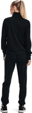 Спортивный костюм женский Under Armour TRICOT черно-белый 1365147-001