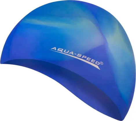 Шапочка для плавания Aqua Speed BUNT сине-голубая 113-57