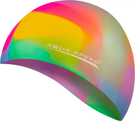 Шапочка для плавания Aqua Speed BUNT разноцветная 113-54
