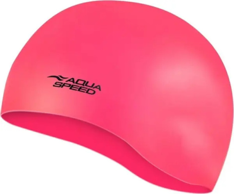 Шапочка для плавания Aqua Speed MONO розовая 111-03