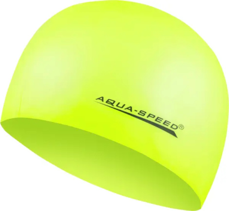 Шапочка для плавання Aqua Speed MEGA лимонна 100-18