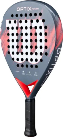 Ракетка для падл-тенниса Wilson OPTIX V2 POWER GRIP2 дымчато-темно-сине-красная WR190811U2