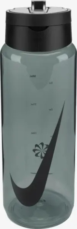 Бутылка для воды Nike TR RENEW RECHARGE STRAW BOTTLE 24 OZ 709 мл темно-серая N.100.7642.044.24