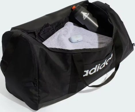 Сумка спортивная Adidas LINEAR DUFFEL LARGE 65,5L черная JE8344