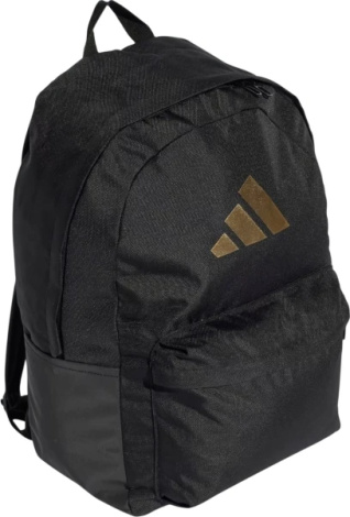 Рюкзак Adidas CLASSIC 3 BAR LOGO 27,5L черно-золотой IS7048
