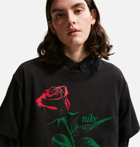 Футболка жіноча Nike SPORTSWEAR OVERSIZED чорна IR7826-010