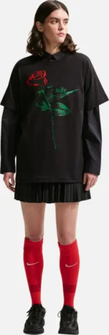Футболка жіноча Nike SPORTSWEAR OVERSIZED чорна IR7826-010