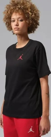 Футболка жіноча Nike JORDAN JUMPMAN чорно-червона IR0389-010