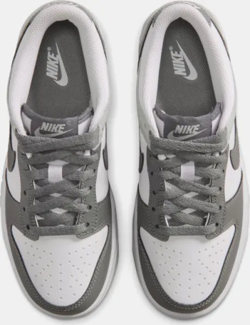 Кросівки підліткові Nike DUNK LOW (GS) сіро-білі IQ0804-102