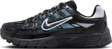 Кроссовки подростковые Nike P-6000 (GS) черно-бело-голубые IO9922-003