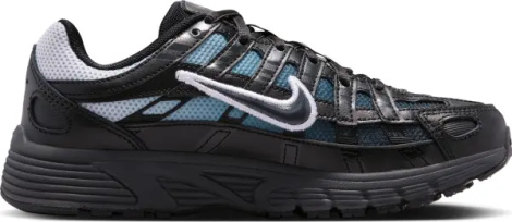 Кроссовки подростковые Nike P-6000 (GS) черно-бело-голубые IO9922-003