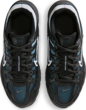 Кроссовки подростковые Nike P-6000 (GS) черно-бело-голубые IO9922-003