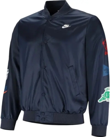 Куртка Nike CLUB VARSITY REISSUE темно-синя II4244-451