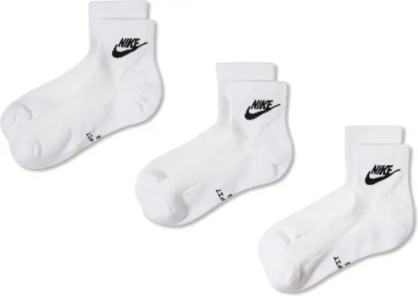 Носки Nike EVERYDAY ELEVATED ANKLE белые (3 пары) IH8523-901