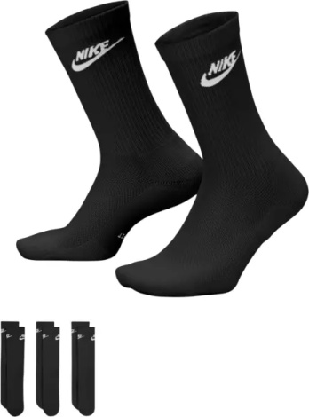 Носки Nike EVERYDAY ELEVATED CREW черные (3 пары) IH8522-902