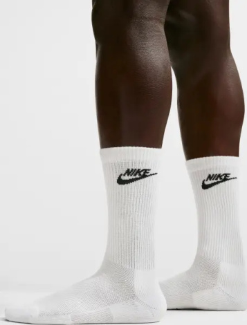 Носки Nike EVERYDAY ELEVATED CREW белые (3 пары) IH8522-901