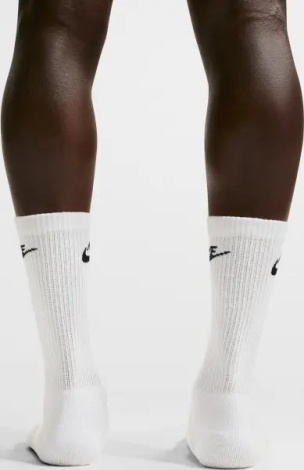 Носки Nike EVERYDAY ELEVATED CREW белые (3 пары) IH8522-901