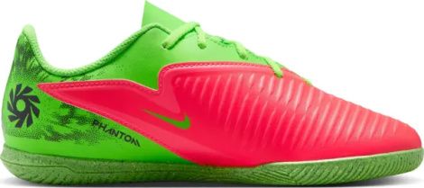 Футлазки (бампи) дитячі Nike JR PHANTOM 6 LOW CLUB «ERLING HAALAND» IC EH салатово-червоні IH1803-603