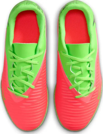 Футлазки (бампи) дитячі Nike JR PHANTOM 6 LOW CLUB «ERLING HAALAND» IC EH салатово-червоні IH1803-603