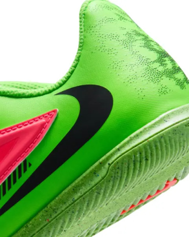 Футлазки (бампи) дитячі Nike JR PHANTOM 6 LOW CLUB «ERLING HAALAND» IC EH салатово-червоні IH1803-603