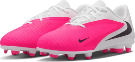 Бутси дитячі Nike JR PHANTOM 6 LOW CLUB FG/MG біло-рожеві IH1800-901