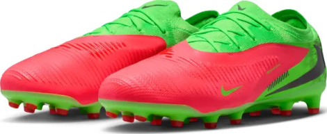 Бутси Nike PHANTOM 6 LOW PRO "ERLING HAALAND" AG-PRO EH салатово-червоні IH1777-603