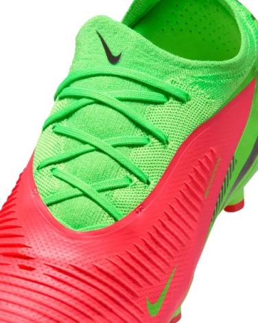 Бутси Nike PHANTOM 6 LOW PRO "ERLING HAALAND" AG-PRO EH салатово-червоні IH1777-603