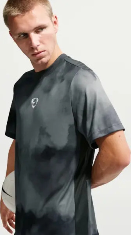 Футболка Nike ACADEMY+ DRI-FIT серо-черная IF2549-010