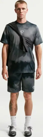 Футболка Nike ACADEMY+ DRI-FIT серо-черная IF2549-010