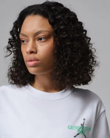 Футболка жіноча Nike JORDAN SPORT DRI-FIT біло-зелена IF2221-101