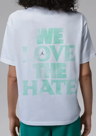 Футболка жіноча Nike JORDAN SPORT DRI-FIT біло-зелена IF2221-101