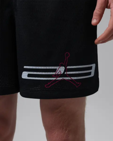 Шорти Nike JORDAN DRI-FIT MESH GRAPHIC чорні IF0872-010