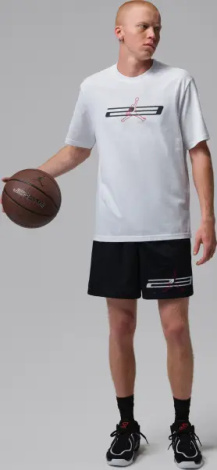 Шорти Nike JORDAN DRI-FIT MESH GRAPHIC чорні IF0872-010