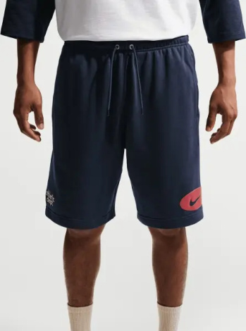 Шорты Nike SPORTSWEAR CLUB FRENCH TERRY темно-синие IF0705-451