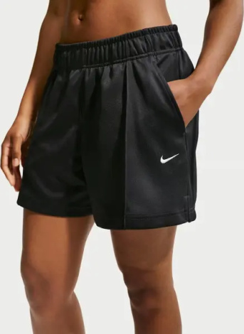 Шорты женские Nike SPORTSWEAR MID-RISE POLY-KNIT TRACK черные IF0647-010