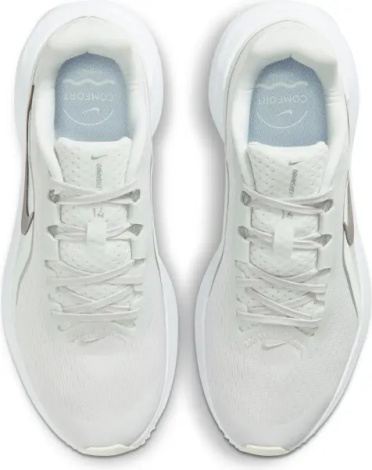 Кроссовки беговые женские Nike DOWNSHIFTER 14 бело-мятно-серебряные IB1899-103