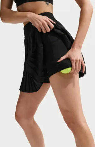 Юбка для тенниса женская Nike VICTORY DRI-FIT HIGH-WAISTED черная HV9951-010