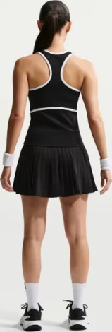 Юбка для тенниса женская Nike VICTORY DRI-FIT HIGH-WAISTED черная HV9951-010