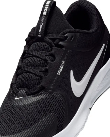 Кросівки бігові підліткові Nike STAR RUNNER 5 (GS) чорно-білі HF7004-002
