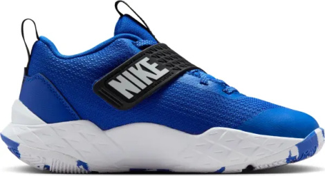 Кросівки баскетбольні підліткові Nike TEAM HUSTLE D 12 (GS) синьо-чорно-білі HF6279-400
