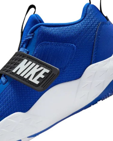 Кросівки баскетбольні підліткові Nike TEAM HUSTLE D 12 (GS) синьо-чорно-білі HF6279-400