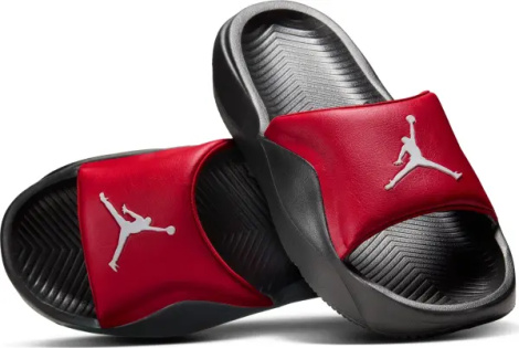 Шльопанці підліткові Nike JORDAN FRANCHISE (GS) червоно-чорні HF4490-600