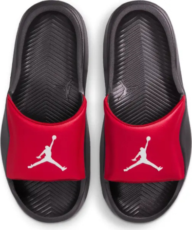 Шльопанці підліткові Nike JORDAN FRANCHISE (GS) червоно-чорні HF4490-600